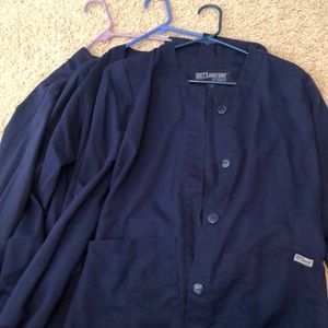 Set of 3- Greys anatomy scrub jackets